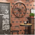 Hot-selling cafe bar personality metal antique wall clock living room creative mute clock