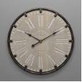 New European-style living room creative wall clock cafe bar decoration metal mute clock