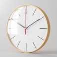 Metal mute wall clock Nordic simple creative living room clock fashion home to map