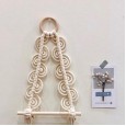 Nordic style woven tapestry paper towel rack storage rack B & B style hotel wall decoration wall hanging hot sale