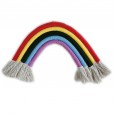 Large Nordic rainbow hand-woven ornaments decorative pendant kindergarten children's room window wall mounting