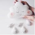 New cloud raindrop ornaments children's room decoration tent supporting photography props explosion models