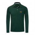Autumn and winter plus size men's long-sleeved polo shirt men's shirt lapel shirt 062