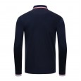 Autumn and winter plus size men's long-sleeved polo shirt men's shirt lapel shirt 061