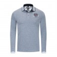 Autumn and winter plus size men's long-sleeved polo shirt men's shirt lapel shirt 061