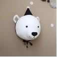 Explosive Nordic style animal headdress Christmas deer polar bear toy plush decoration children's room ornaments
