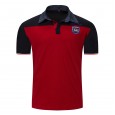 New spring / summer men's POLO SHIRT men's large white color matching lapel T-shirt 031