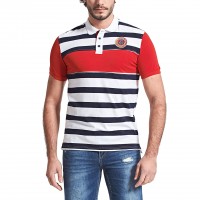 New spring and summer men's POLO shirt men's lapel shirt 024