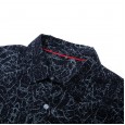Spring and autumn new men's spring and summer cotton long-sleeved shirt corrugated shirt 186