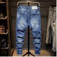 New high-end men's men's wild casual pants men's fashion slim jeans men