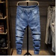 New high-end men's men's wild casual pants men's fashion slim jeans men