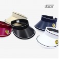 UQQK anti-UV cap riding sunscreen sun hat sports wild empty top hat without top hat tide sun hat