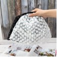 Water tube fisherman hat retro light Japanese sunscreen beach Korean lace mesh gauze breathable sun hat