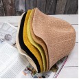 Fisherman hat ring cotton yarn knitted thin bucket hat sun hat Korean wild Japanese sunscreen hat