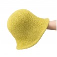 Fisherman hat ring cotton yarn knitted thin bucket hat sun hat Korean wild Japanese sunscreen hat