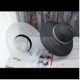 Spring and summer travel straw basket hat silver silk sun visor foldable straw hat vacation Hepburn style female fisherman hat