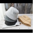 Korean version of the small square letter embroidery hat small brim Japanese fisherman hat female wild sunscreen sun hat