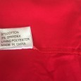 Plus size women's cotton red prom skirt