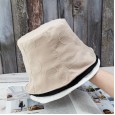 Japanese niche jacquard retro bucket hat female Korean frosty basin hat male tide spring and summer cotton and linen sun hat summer