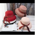 Retro French Hepburn wind big ribbon streamer lampshade straw hat beach beach holiday sunscreen shading big along hat