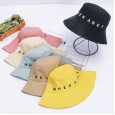 New literary small fresh embroidered fashion basin hat summer travel sunscreen breathable fisherman hat lady