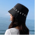 New hat ladies summer fisherman hat casual wild sun hat sunscreen short brim sun hat