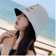 New fashion sunscreen simple positive and negative shade female hat double-sided fisherman hat travel wild anti-ultraviolet sun hat