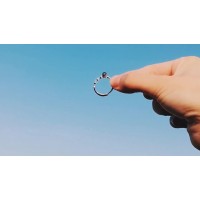 925 sterling silver moonstone ring new ring frosted crystal couple girlfriends gift gift jewelry female