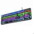 K180 mechanical keyboard punk key caps luminous game green axis e-sports 104 keys no punch USB computer wired