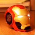 New Iron Man Bluetooth Small Speaker Creative Gift Wireless Smart Radio Bass Card Mobile Phone Audio