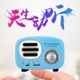FT-BT02 Little Prince Mini Wireless Bluetooth TF Card Retro Computer Speaker Smart Outdoor Portable Audio
