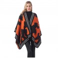 The new street color matching faux cashmere ladies warm wild scarf shawl