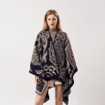 Fashionable autumn and winter hot cashew cashmere imitation cashmere ladies scarf wild thick warm shawl cloak