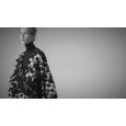 Autumn and winter new front and back wear printed imitation cashmere ethnic fringed cape cloak