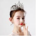 Children's Crown Headdress Princess Girls Crown Crystal Headband Golden Frozen Girl Birthday Cake Decoration