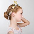 Children's princess dress accessories crown flower girl wedding wedding hair accessories crown wreath girl birthday performance headdress