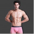 Men's underwear high-end seamless breathable Lenzing Modal boxer briefs mid-rise high-grade men's underwear