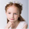 Children's head flower jewelry girl wreath headwear little girl flower princess Mori female flower girl hair accessories show