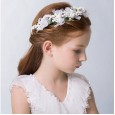 Children's head flower jewelry girl wreath headwear little girl flower princess Mori female flower girl hair accessories show