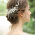 J6163 bridal headdress rhinestone hairpin wedding side clip handmade wedding jewelry design hair accessories new