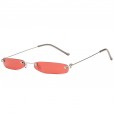 Trendy exquisite sunglasses men and women small frame square wild sunglasses street shot ocean film glasses S8028