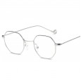 New retro small square octagonal sunglasses men and women trend ocean transparent sunglasses S17025