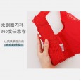 New product front buckle no steel ring large size bra lace cross beautiful back underwear women gathered adjustable thin bra