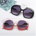 Irregular oversized frame ladies sunglasses personality gradient color sunglasses wild street shooting glasses male S8041