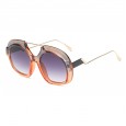 Irregular oversized frame ladies sunglasses personality gradient color sunglasses wild street shooting glasses male S8041