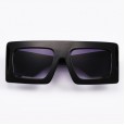New retro big frame square sunglasses men and women hipster print sunglasses street shot glasses S9067