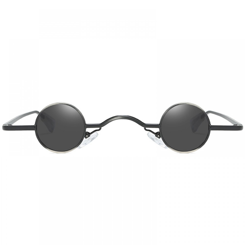 New ultra small frame round punk sunglasses men and women tide hanging nose street shot sunglasses retro sunglasses S9056