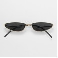 New candy-colored small-frame sunglasses men and women trendy street shot curved feet sunglasses personality sunglasses S9063