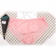 Plus size underwear ladies lace underwear sexy transparent oversize underwear briefs