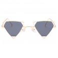 New punk personality triangle sunglasses men and women trend sunglasses metal hollow sunglasses S8065